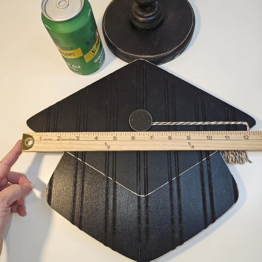Glory Haus Black Wood Graduation Cap Accent Decor - Picture 5 of 9